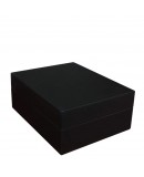 Watchbox black wood for 6 watches 
