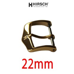 Watch Buckle Hirsch 22mm gold color 