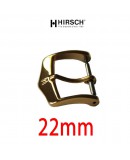 Watch Buckle Hirsch 22mm gold color 