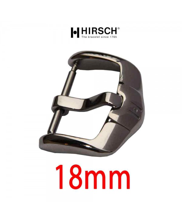 Buckle Hirsch 18mm ACTIVE stainless steel