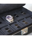 Watch Box black leather for 10 watch Friedrich Watch Box black leather for 10 watch Friedrich