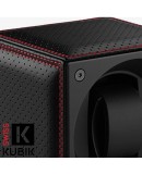 Masterbox Cuir Noir Doubles Surpiqures Rouges Masterbox Cuir Noir Doubles Surpiqures Rouges