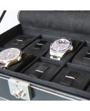 Watch Box black leather for 10 watch Friedrich