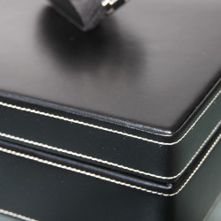 Watch Box black leather for 10 watch Friedrich