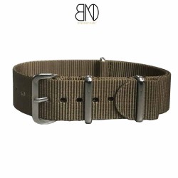 NATO Strap military KAKI brown 20mm