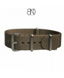 NATO Strap military KAKI brown 20mm