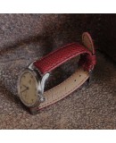 Watchstrap AREZZO KOMODO lizard bordeaux 18mm