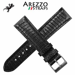 Bracelet lezard KOMODO AREZZO noir18mm