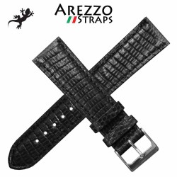 Bracelet lezard KOMODO AREZZO noir 20mm