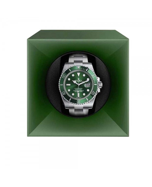 Coffret 10 montres Wolf de couleur vert anglais