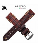 Arezzo DARKGATOR Crazy 20mm Alligator Brown