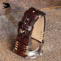 Arezzo DARKGATOR Crazy 20mm Alligator Brown