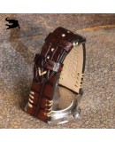 Arezzo DARKGATOR crazy 20mm Alligator Marron