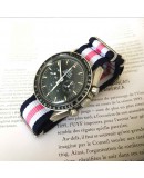 NATO Strap blue white pink 20mm