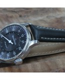 Watchstrap Hirsch NAVIGATOR 20mm black with deployment buckle Watchstrap Hirsch NAVIGATOR 20mm black with deployment buckle