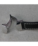 Watchstrap Hirsch NAVIGATOR 20mm black with deployment buckle Watchstrap Hirsch NAVIGATOR 20mm black with deployment buckle