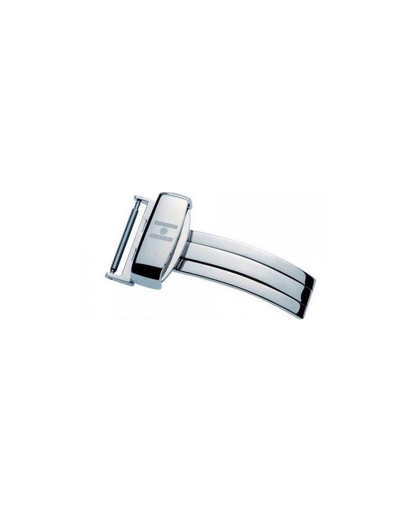 Deployment Buckle 16mm Hirsch SPORT Polished Stainless Steel