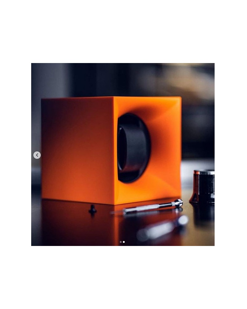 Remontoir Swiss Kubik StartBox orange pour montre automatique