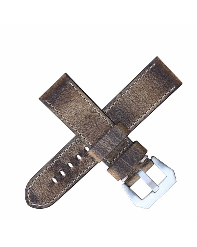Watchstrap Arezzo MILITARE 22mm mat veal Leather