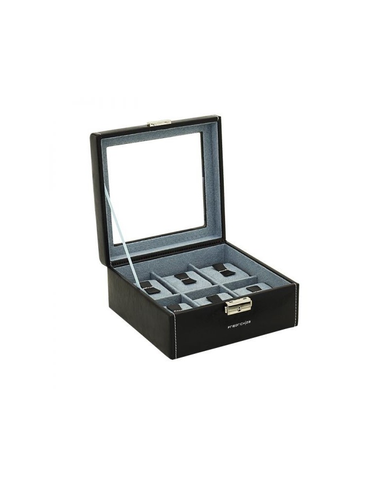Black watchbox for 6 watches