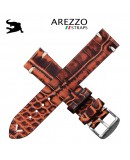 bracelet alligator arezzo darkgator 20mm