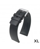 Bracelet XL Hirsch PURE 20mm Coutchouc Noir
