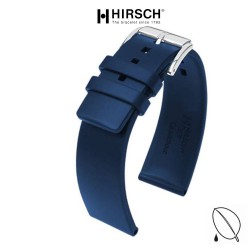 Hirsch bracelet pure caoutchouc bleu