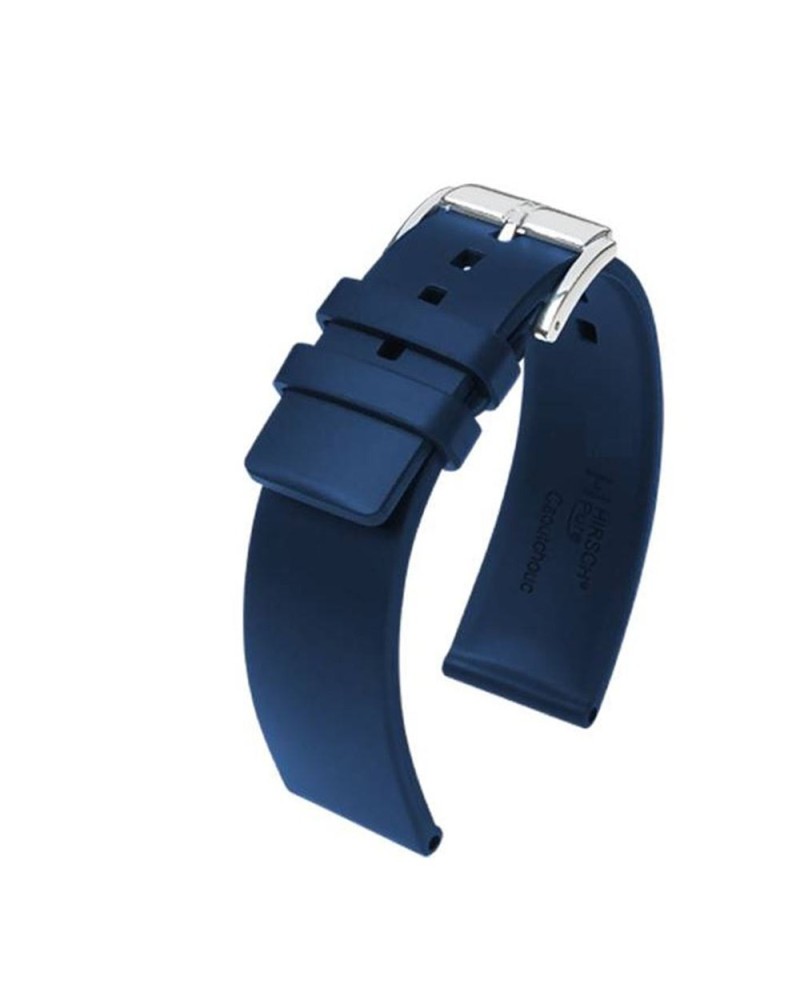 Watchstrap Hirsch PURE Blue 20mm Rubber