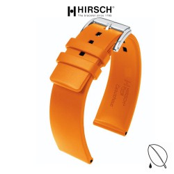 Bracelet Hirsch PURE 20mm Coutchouc Orange