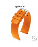 Bracelet Hirsch PURE 20mm Coutchouc Orange