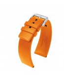 Bracelet Hirsch PURE 20mm Coutchouc Orange