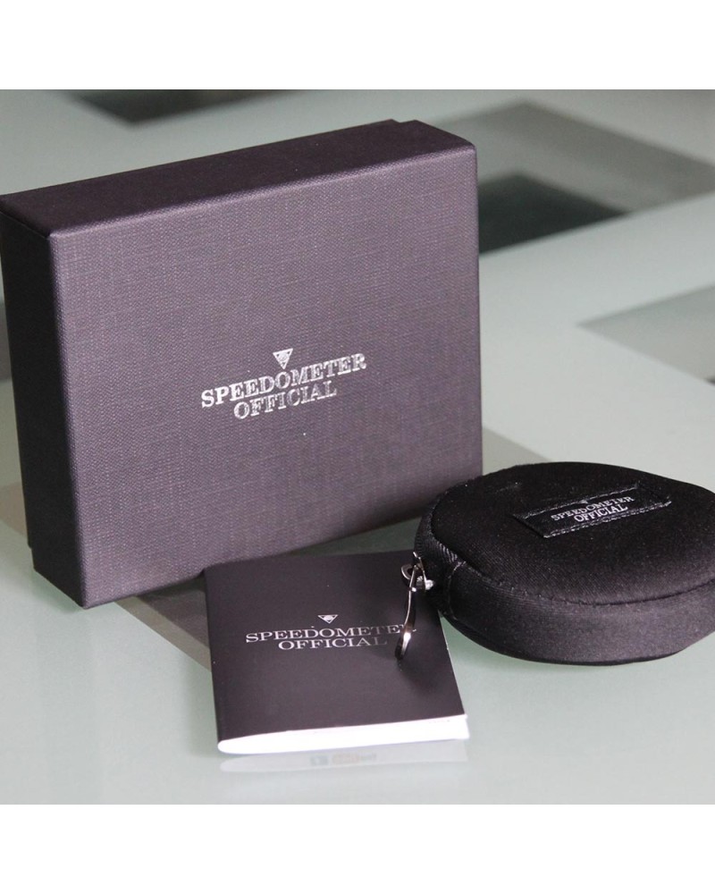 Speedometer Official Green and Polished Steel