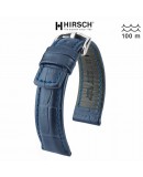 Bracelet Hirsch Grand Duke Bleu 24mm couture bleue waterproof