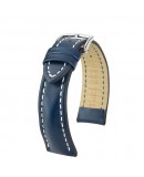 Bracelet Hirsch Heavy Calf Bleu Breitling 18mm