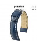 Bracelet Hirsch Heavy Calf Bleu Breitling 18mm