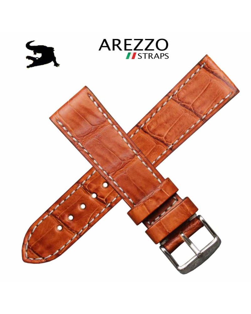 Arezzo DARKCROCO 20mm crocodile Honey