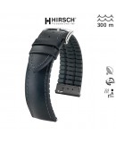 Watchstrap Hirsch JAMES Performance black 20mm