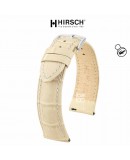 bracelet cuir hirsch duke beige 18mm