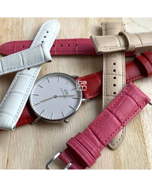 Bracelets montre sur mesure en cuir tannage végétal haut de gamme