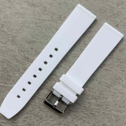 bracelet de montre plongée 20mm blanc
