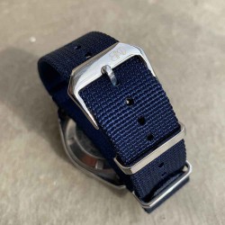 NATO Strap 20mm BLEU compatible OMEGA speedmaster