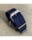 NATO Strap 20mm BLEU compatible OMEGA speedmaster