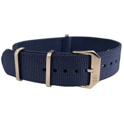 NATO Strap 20mm BLEU compatible OMEGA speedmaster