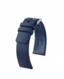 Hirsch bracelet pure caoutchouc bleu