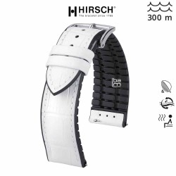 hirsch bracelet montre paul blanc taille m