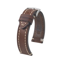 bracelet hirsch liberty marron 20mm