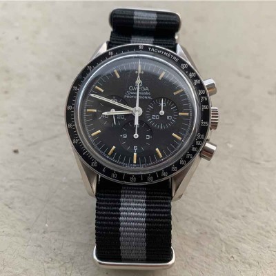 NATO Strap black grey black 20mm