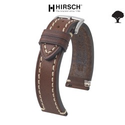 bracelet de montre hirsch liberty marron 22mm