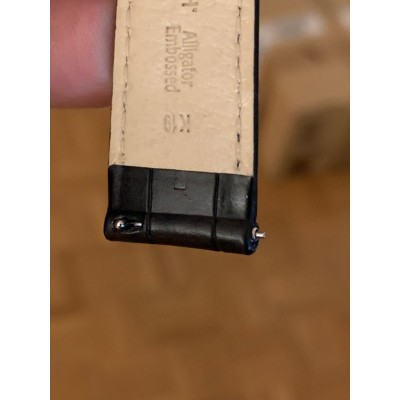 Watchstrap Hirsch DUKE black 20mm