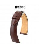 Bracelet Hirsch SIENA Marron Foncé 18mm cuir toscan